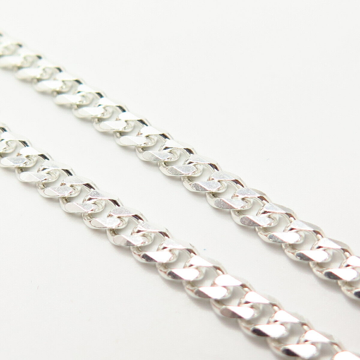 925 Sterling Silver Italy Cable Chain Necklace 20"