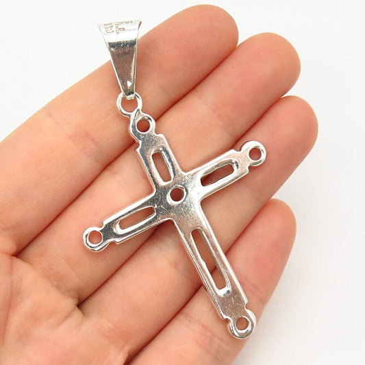 925 Sterling Sterling Vintage Mexico Cross Pendant