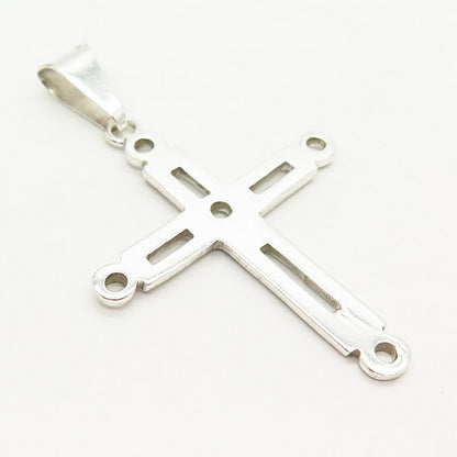 925 Sterling Sterling Vintage Mexico Cross Pendant