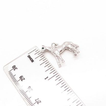 925 Sterling Silver Vintage Horse Charm Pendant