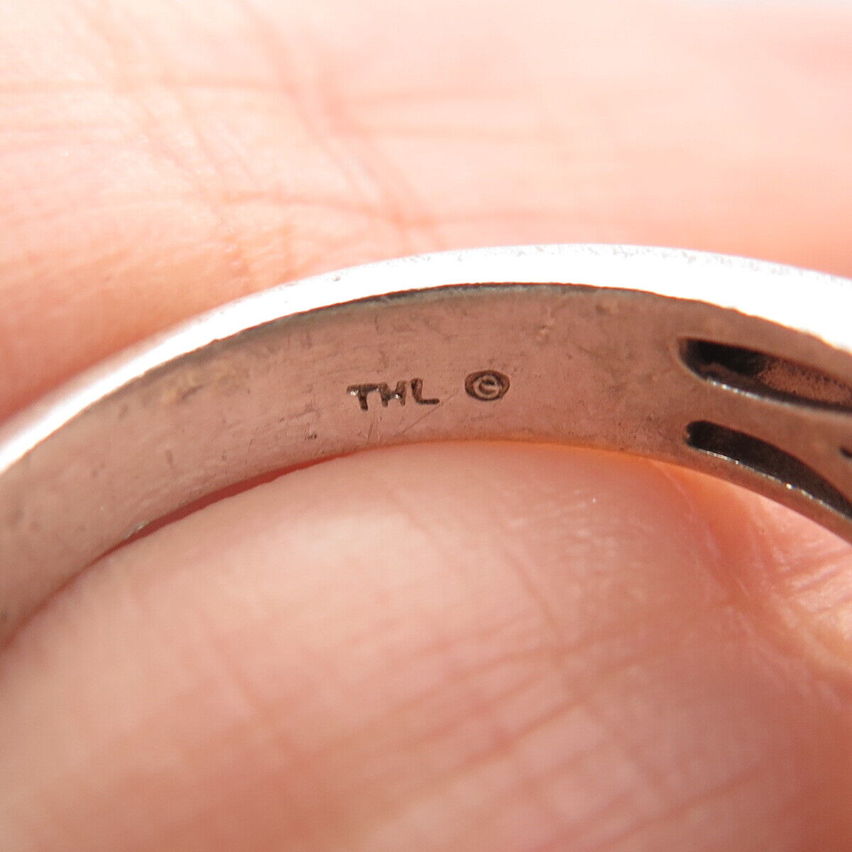 925 Sterling Silver Pave C Z Ring Size 7