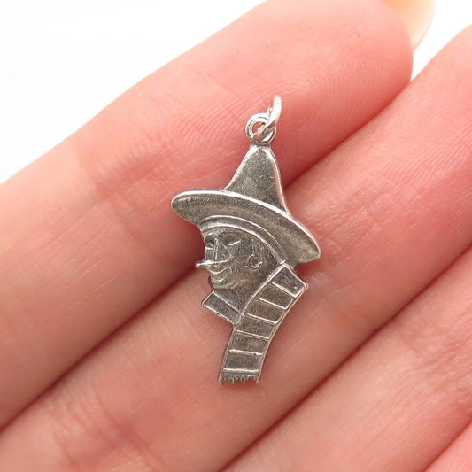 925 Sterling Silver Vintage Uncas Mexican Charm Pendant