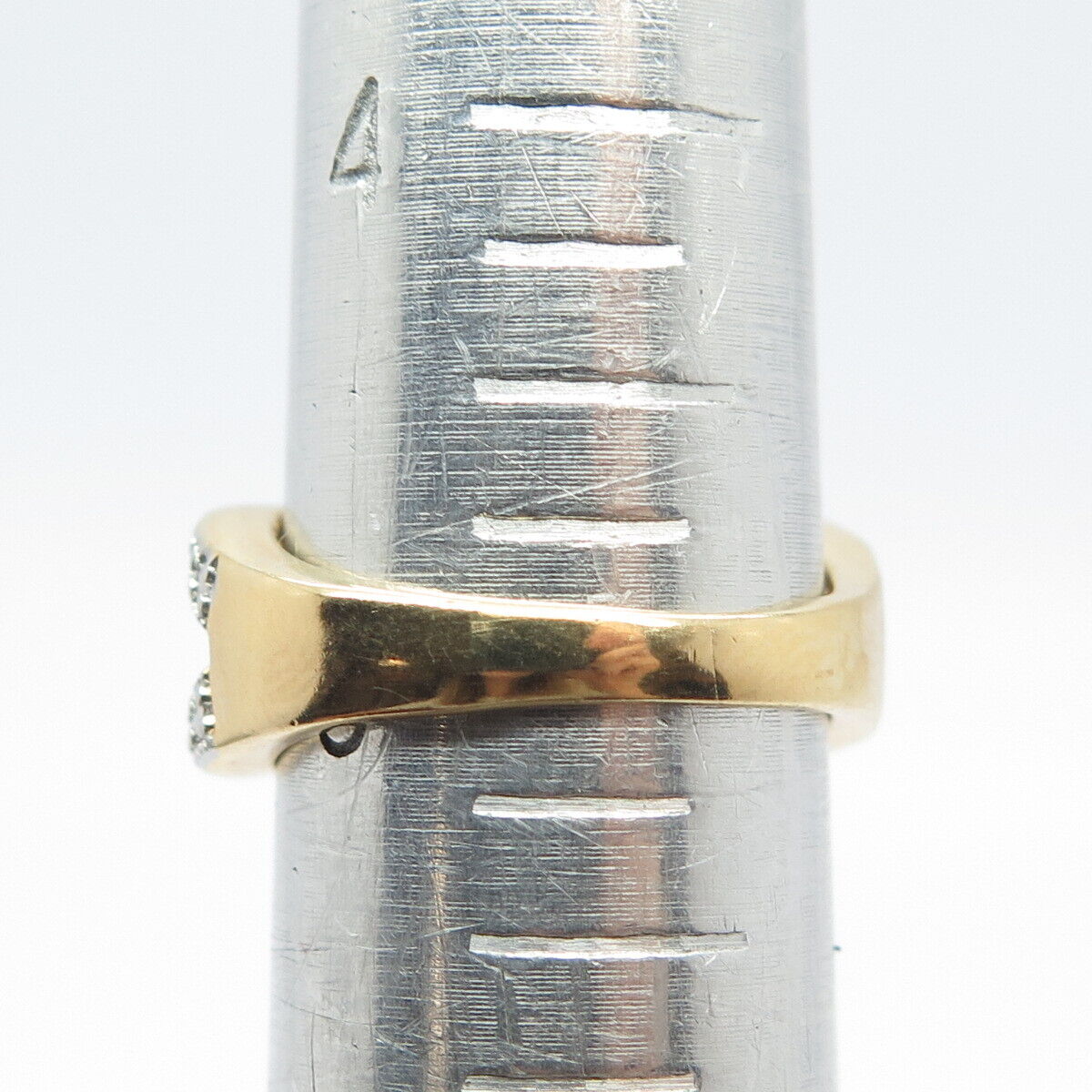 925 Sterling Silver Gold Plated DBJ Real Light Blue Topaz Gem Oval Ring Size 5