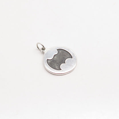 925 Sterling Silver Bat Charm Pendant