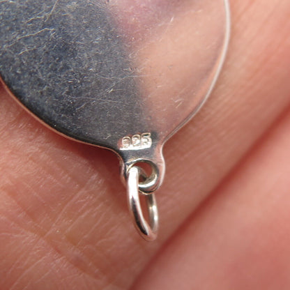 925 Sterling Silver Bat Charm Pendant