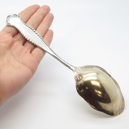 830S Silver 2-Tone Antique 1893 Towle Silver Canterbury Serving Spoon