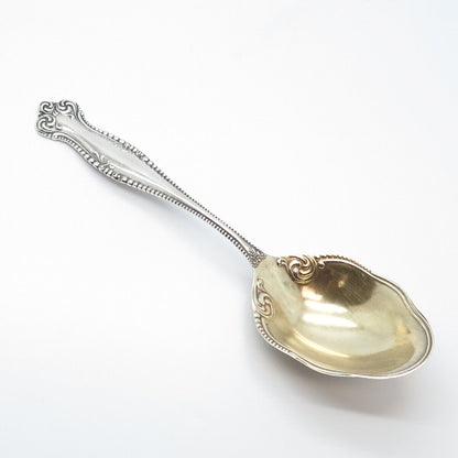 830S Silver 2-Tone Antique 1893 Towle Silver Canterbury Serving Spoon