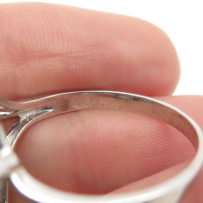 925 Sterling Silver Pave C Z Ring Size 10.25