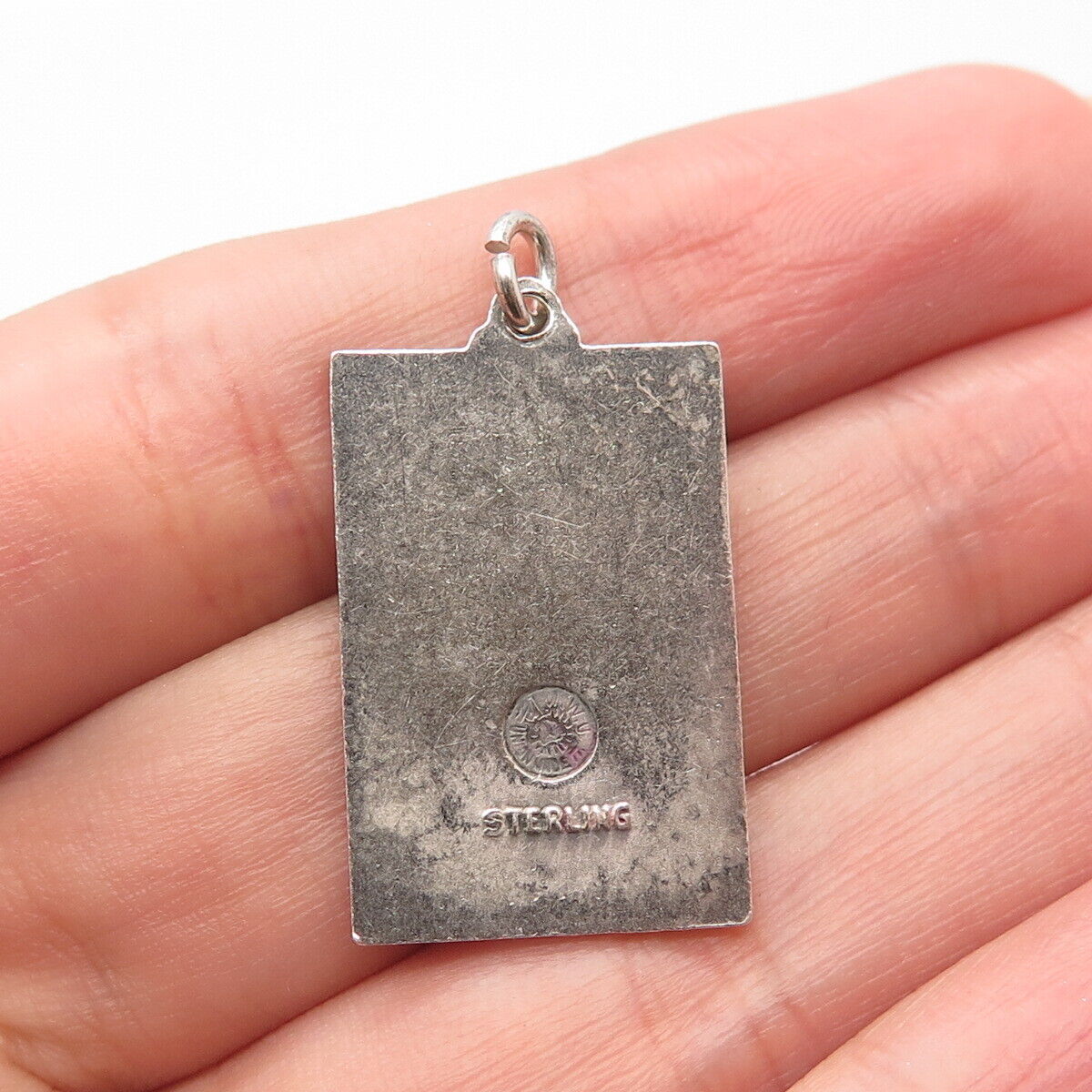 925 Sterling Silver Antique IJWU Union Made GBPSAL School Pendant