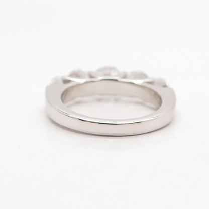 925 Sterling Silver Round-Cut C Z Ring Size 6.5