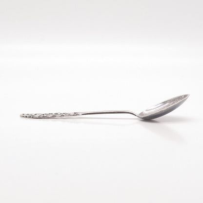 830S Silver Antique Brodrene Mylius Tele Pierced Demitasse Spoon