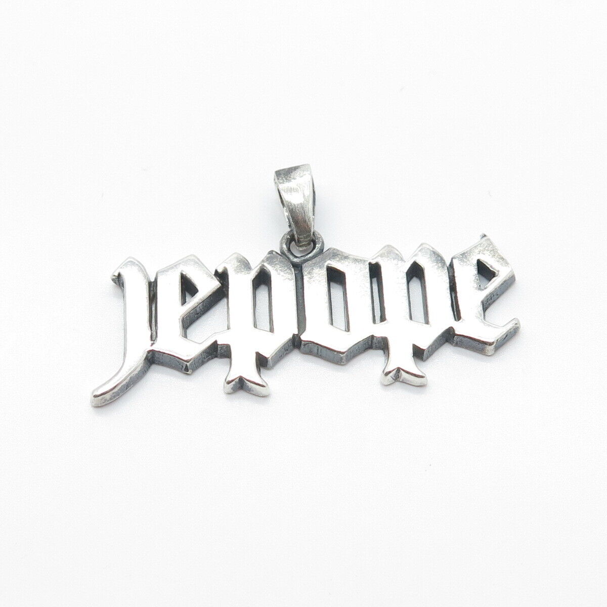 925 Sterling Silver Vintage "JEPOPE" Pendant