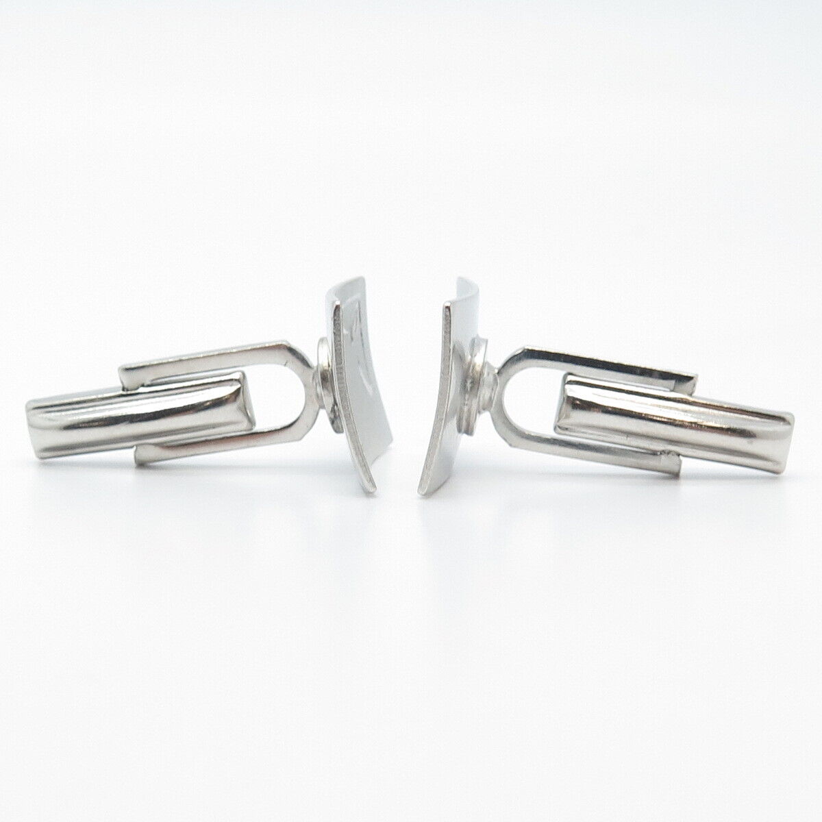 925 Sterling Silver Vintage Etched Cufflinks