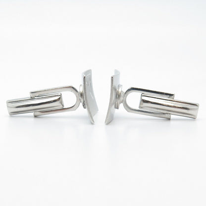 925 Sterling Silver Vintage Etched Cufflinks