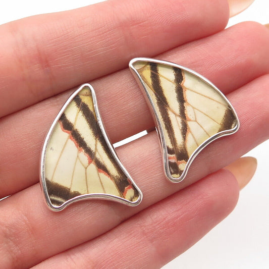 925 Sterling Silver Vintage Butterfly Wings Cufflinks