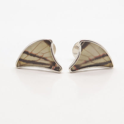 925 Sterling Silver Vintage Butterfly Wings Cufflinks