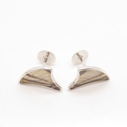 925 Sterling Silver Vintage Butterfly Wings Cufflinks