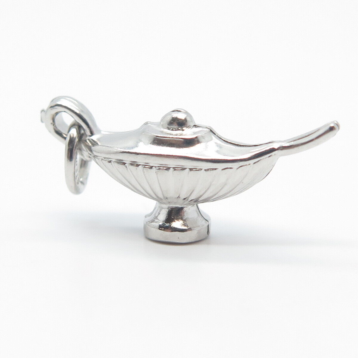 925 Sterling Silver Vintage Aladdin Lamp Pendant