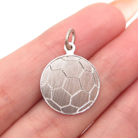 925 Sterling Silver Vintage BEAU Football Charm Pendant