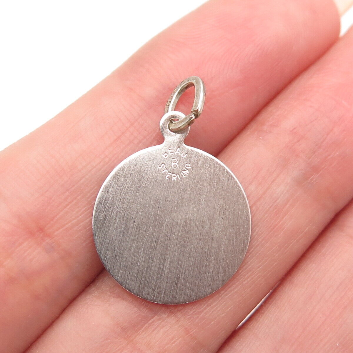 925 Sterling Silver Vintage BEAU Football Charm Pendant