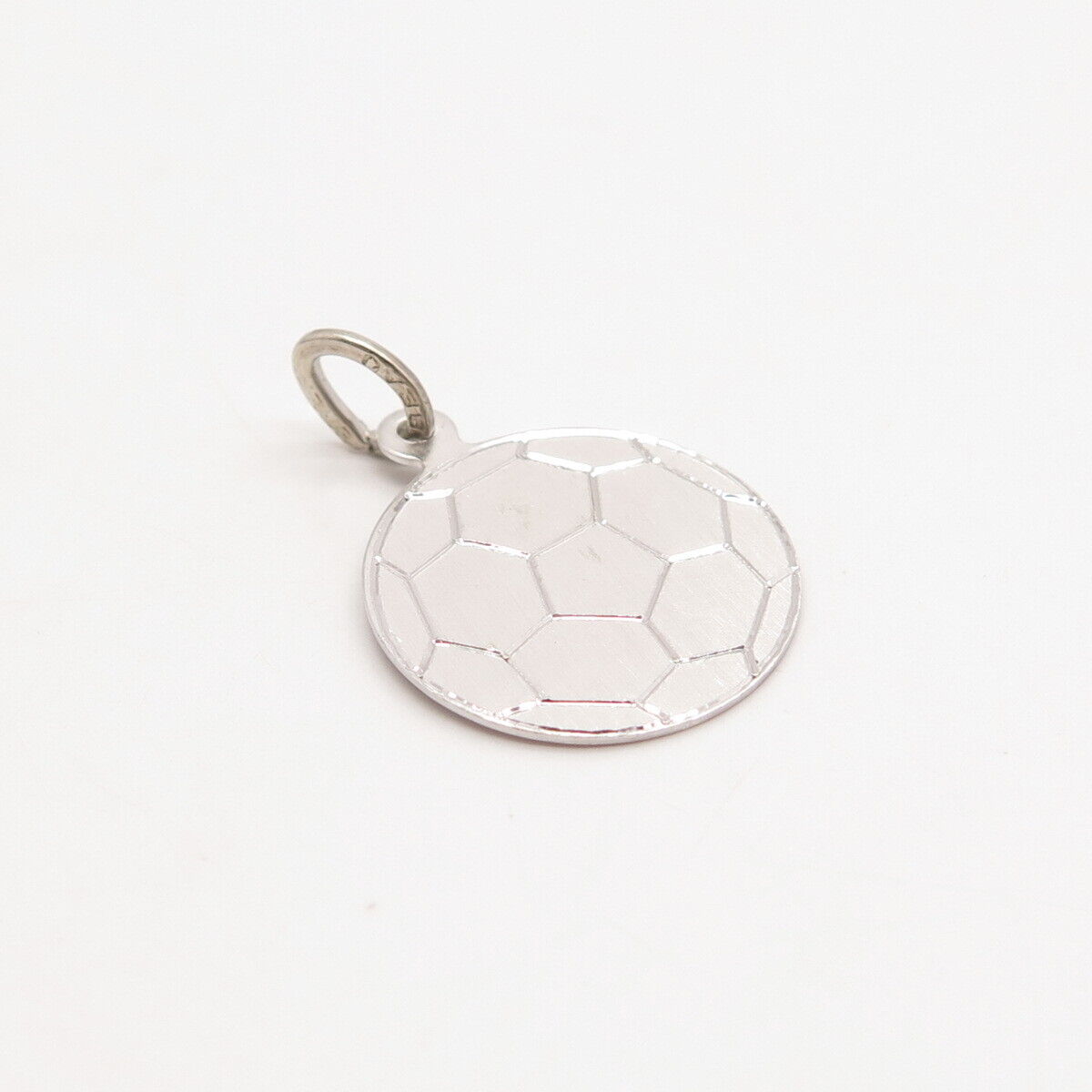 925 Sterling Silver Vintage BEAU Football Charm Pendant