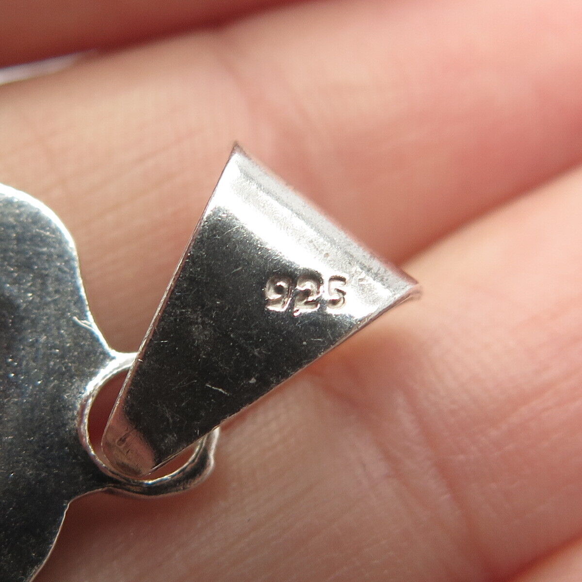 925 Sterling Silver 2-Tone Vintage Carved Ornate Cross Pendant