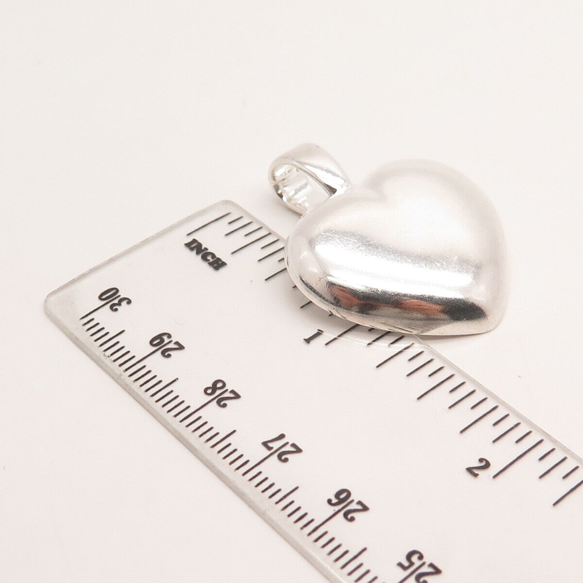 925 Sterling Silver Vintage Canada Heart Pendant