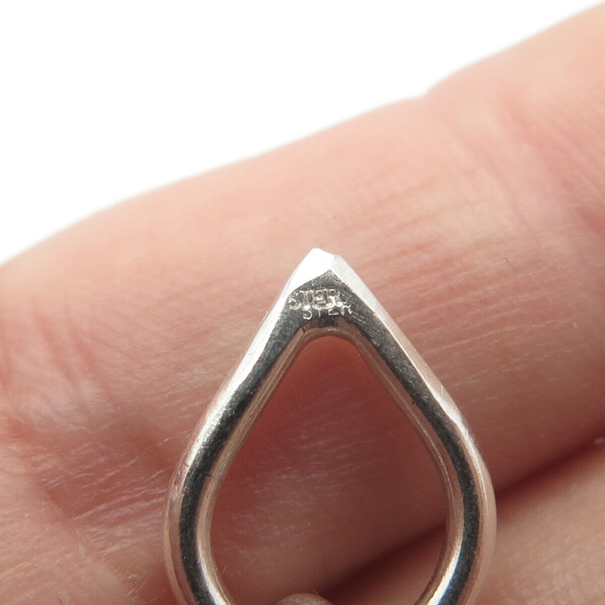 925 Sterling Silver Vintage Real Turquoise Gemstone Rolo Chain Necklace 20"