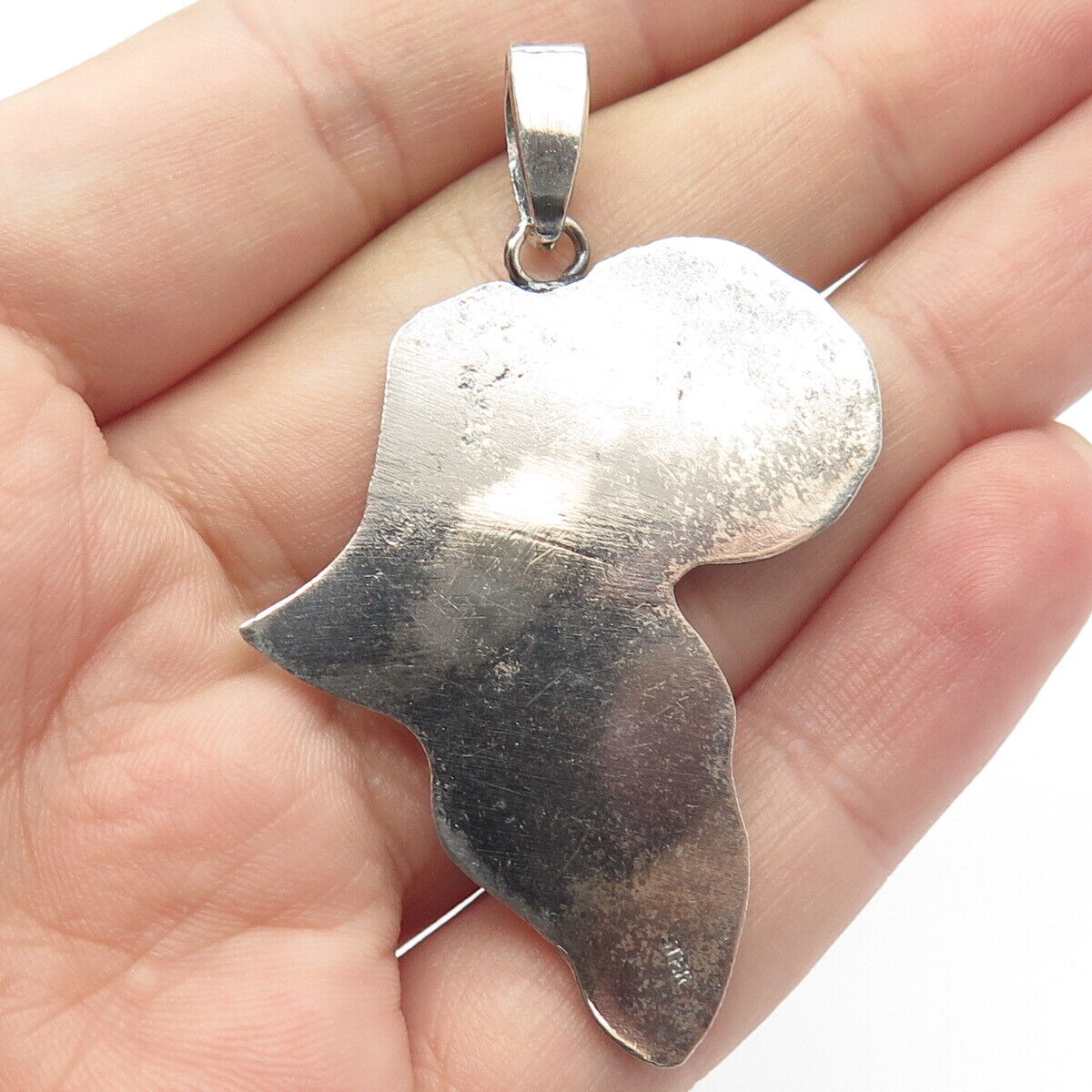 925 Sterling Silver Vintage "Ballo" Island Pendant