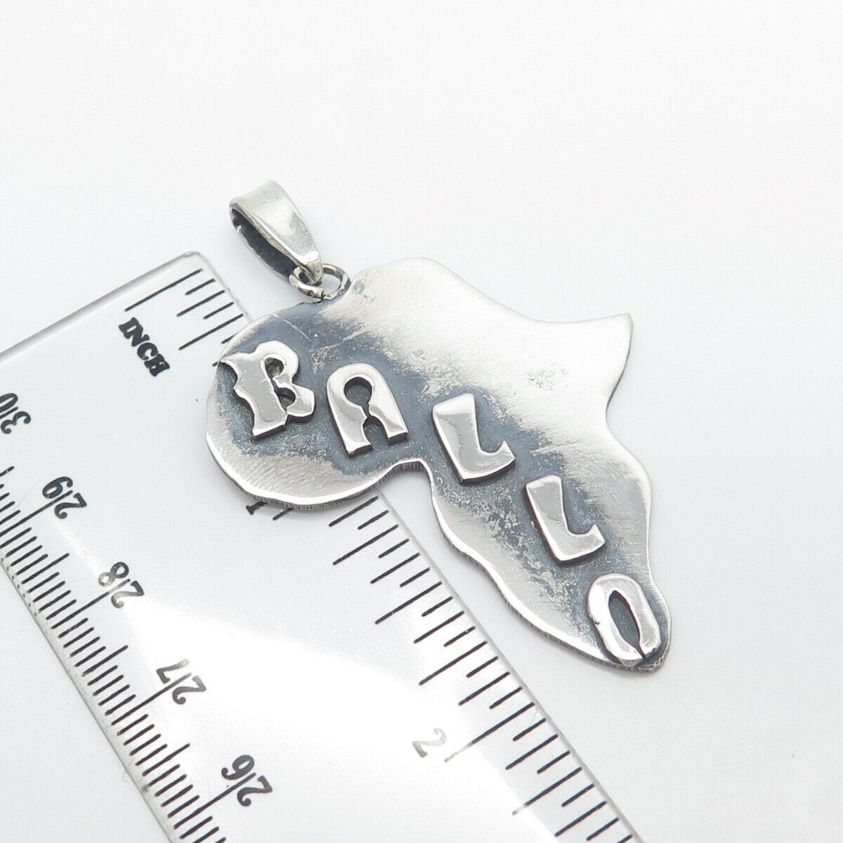 925 Sterling Silver Vintage "Ballo" Island Pendant
