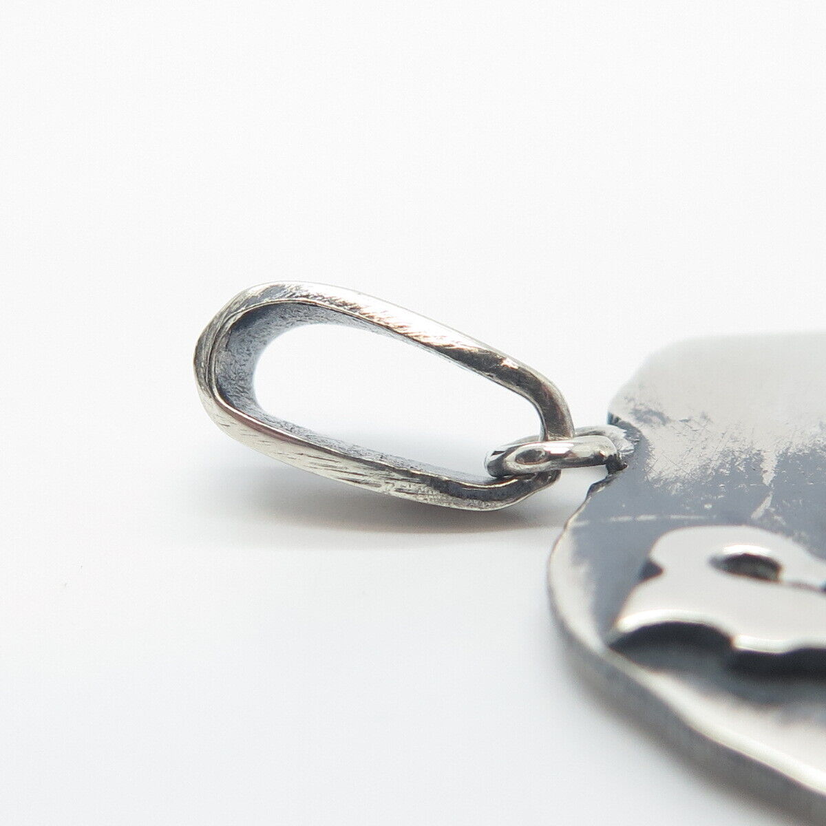 925 Sterling Silver Vintage "Ballo" Island Pendant