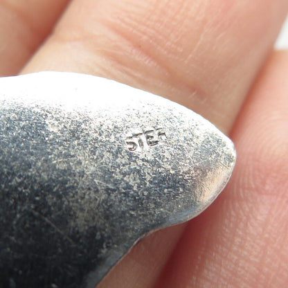 925 Sterling Silver Vintage "Ballo" Island Pendant