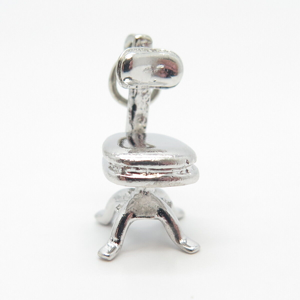 925 Sterling Silver Vintage Chair Pendant