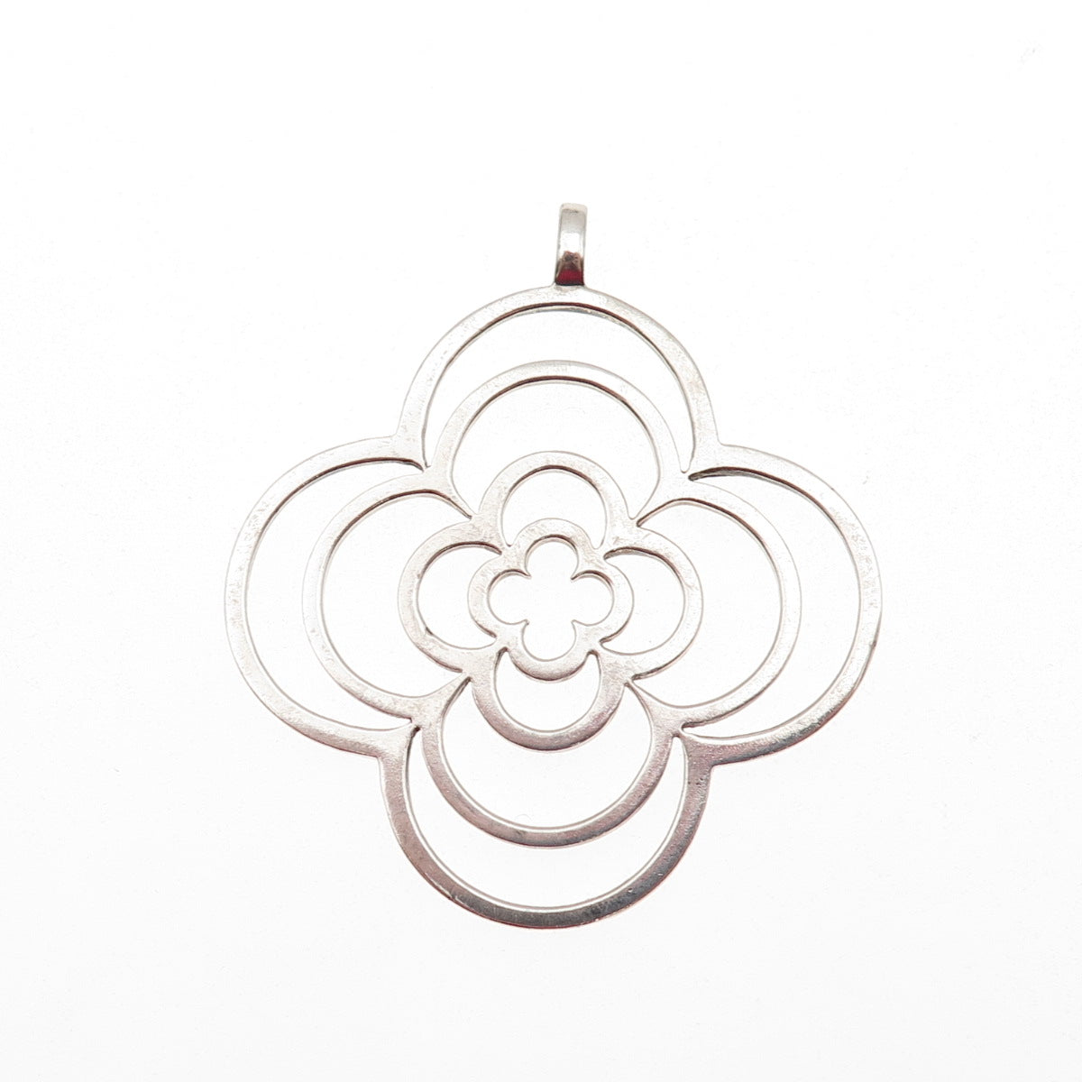Heidi Klum 925 Sterling Silver Clover Pendant