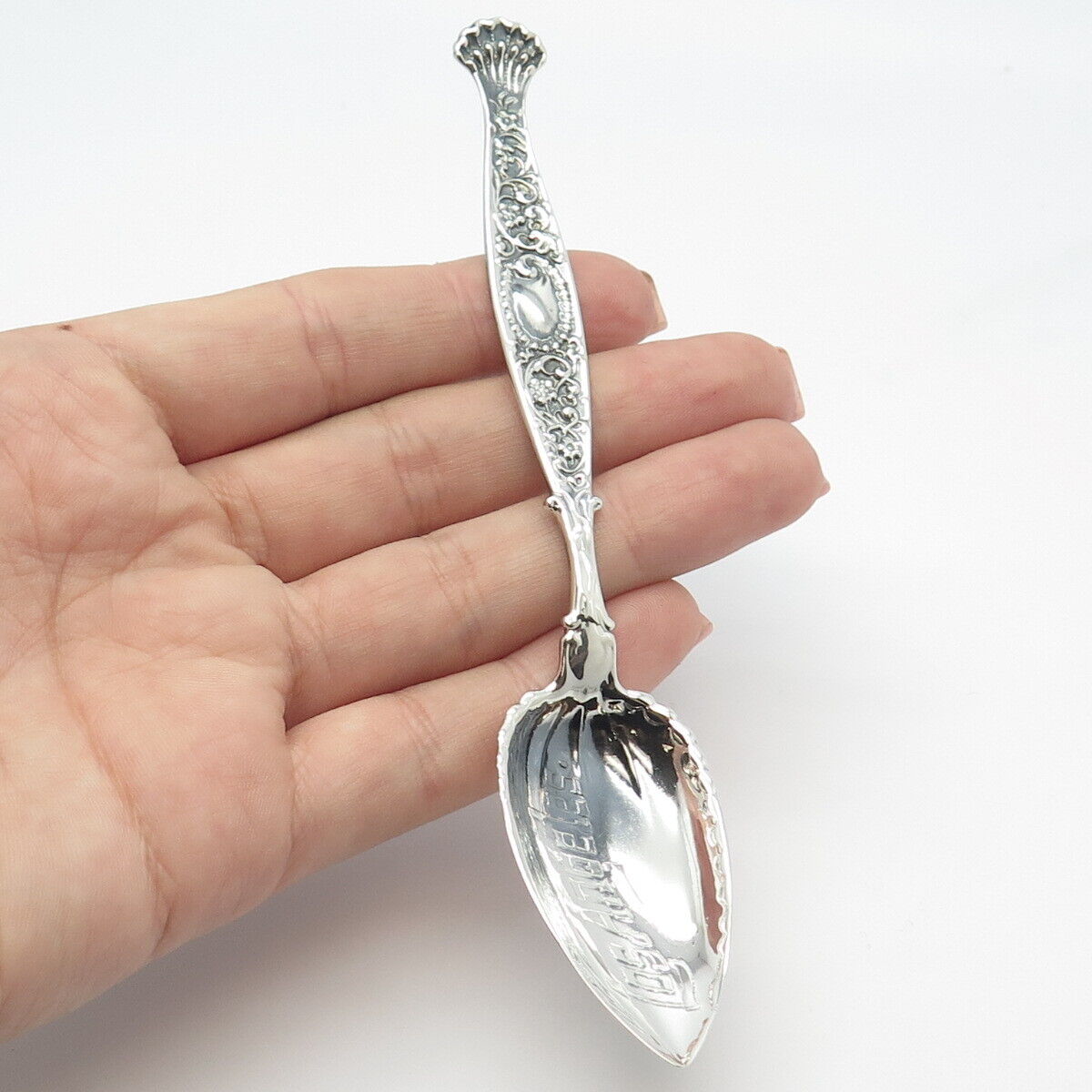 925 Sterling Silver Vintage "Los Angeles" Ornate Spoon