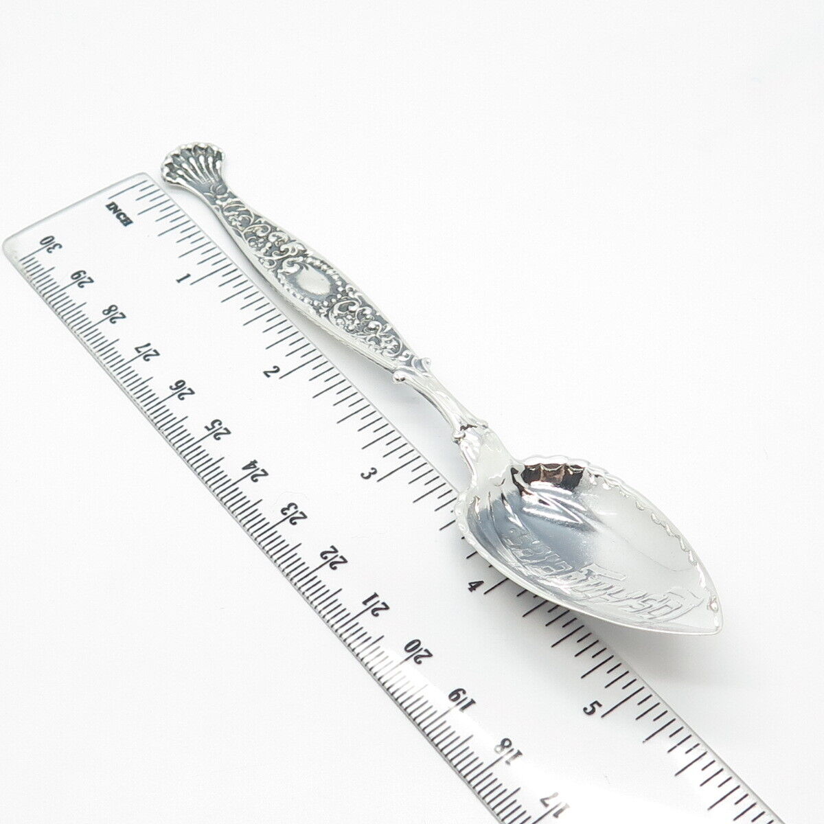 925 Sterling Silver Vintage "Los Angeles" Ornate Spoon