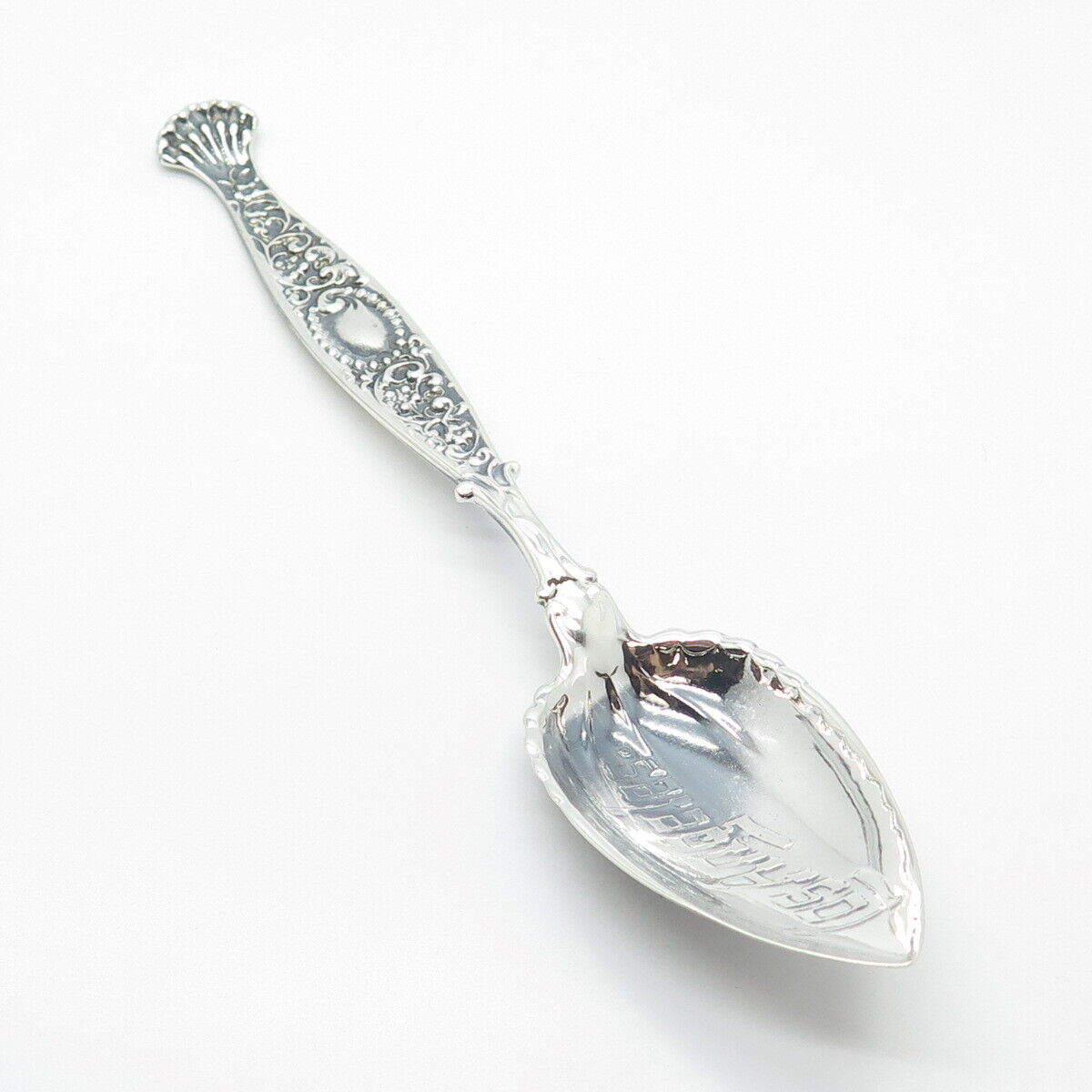 925 Sterling Silver Vintage "Los Angeles" Ornate Spoon