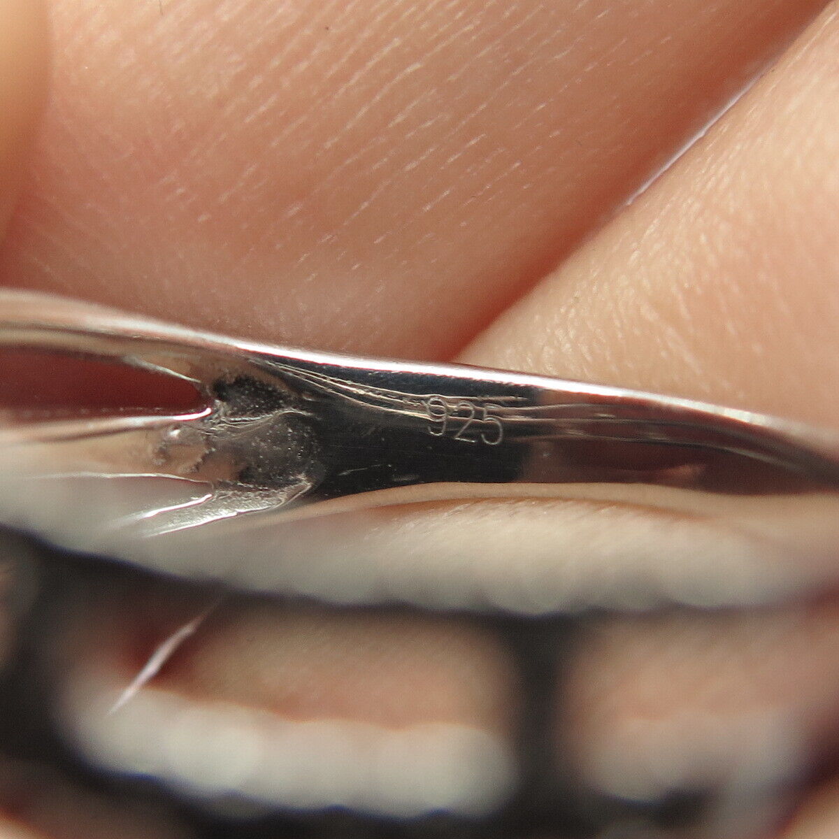925 Sterling Silver Pave C Z Ring Size 7.25