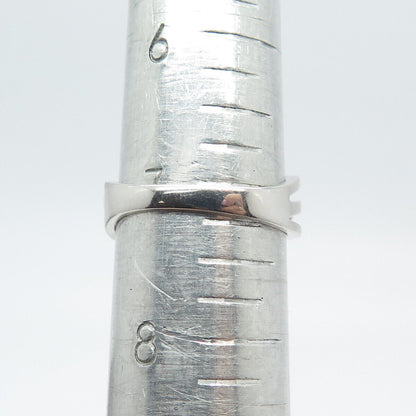 925 Sterling Silver Pave C Z Ring Size 7.25