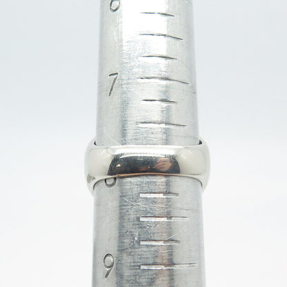 925 Sterling Silver Real Emerald White Topaz & Black Spinel Gemstone Ring Size 8