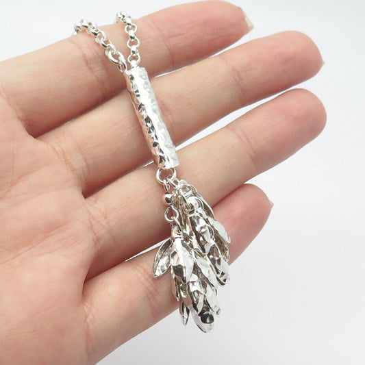 925 Sterling Silver Vintage Mexico Coro Rolo Chain Necklace 24"