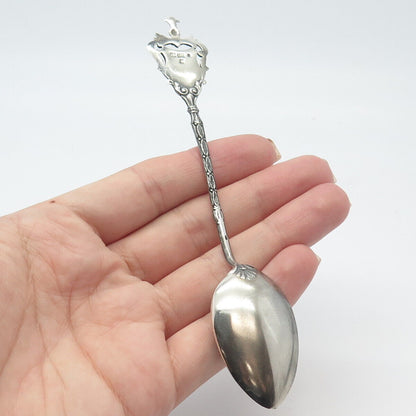 800 Silver Antique Colorful Enamel "Ragusa" Spoon