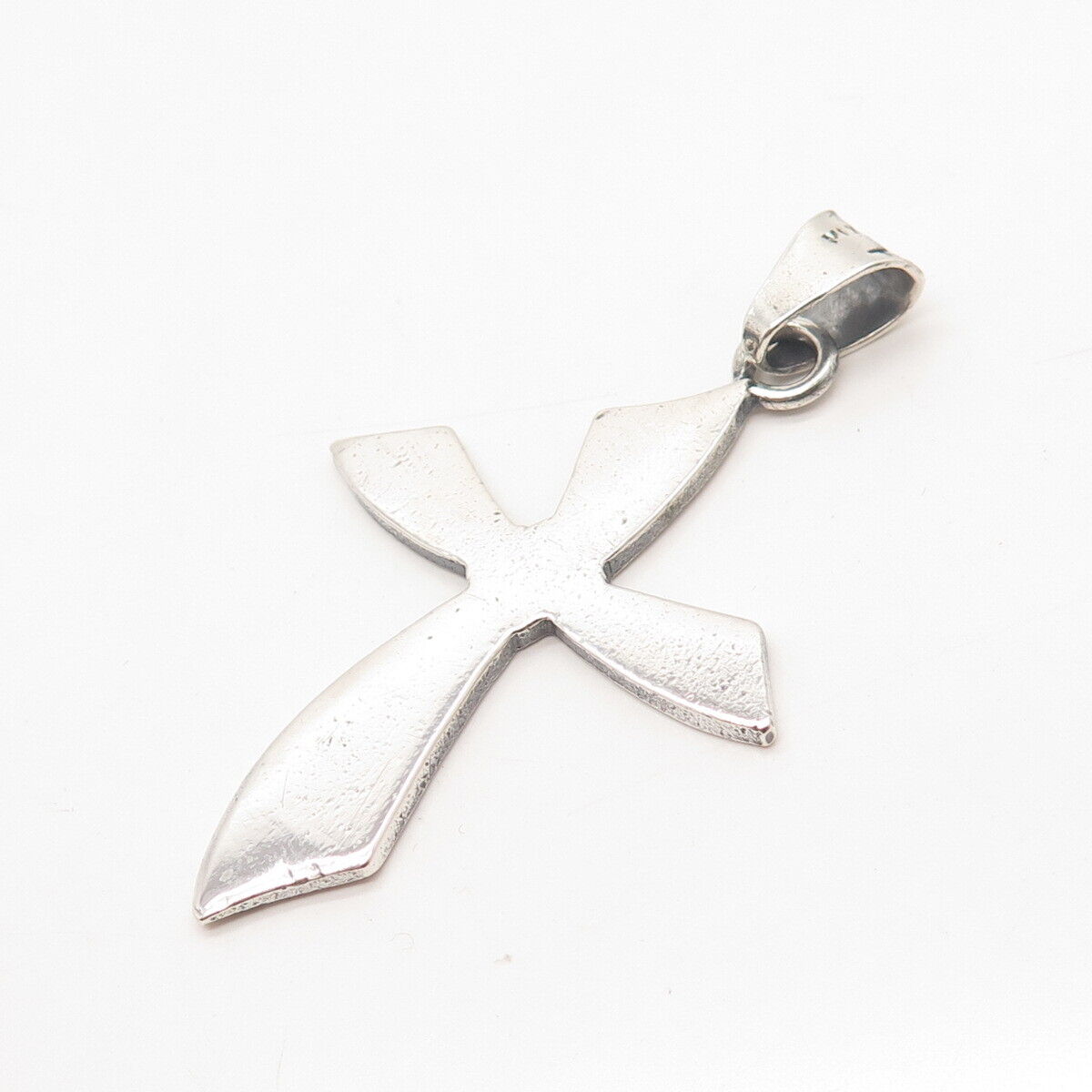 925 Sterling Silver Vintage Mexico Cross Pendant