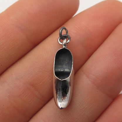 835 Silver Vintage Boot Shoe/Clog Charm Pendant