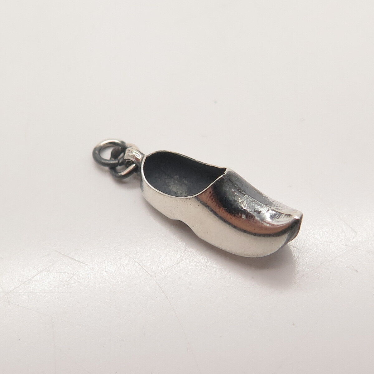 835 Silver Vintage Boot Shoe/Clog Charm Pendant