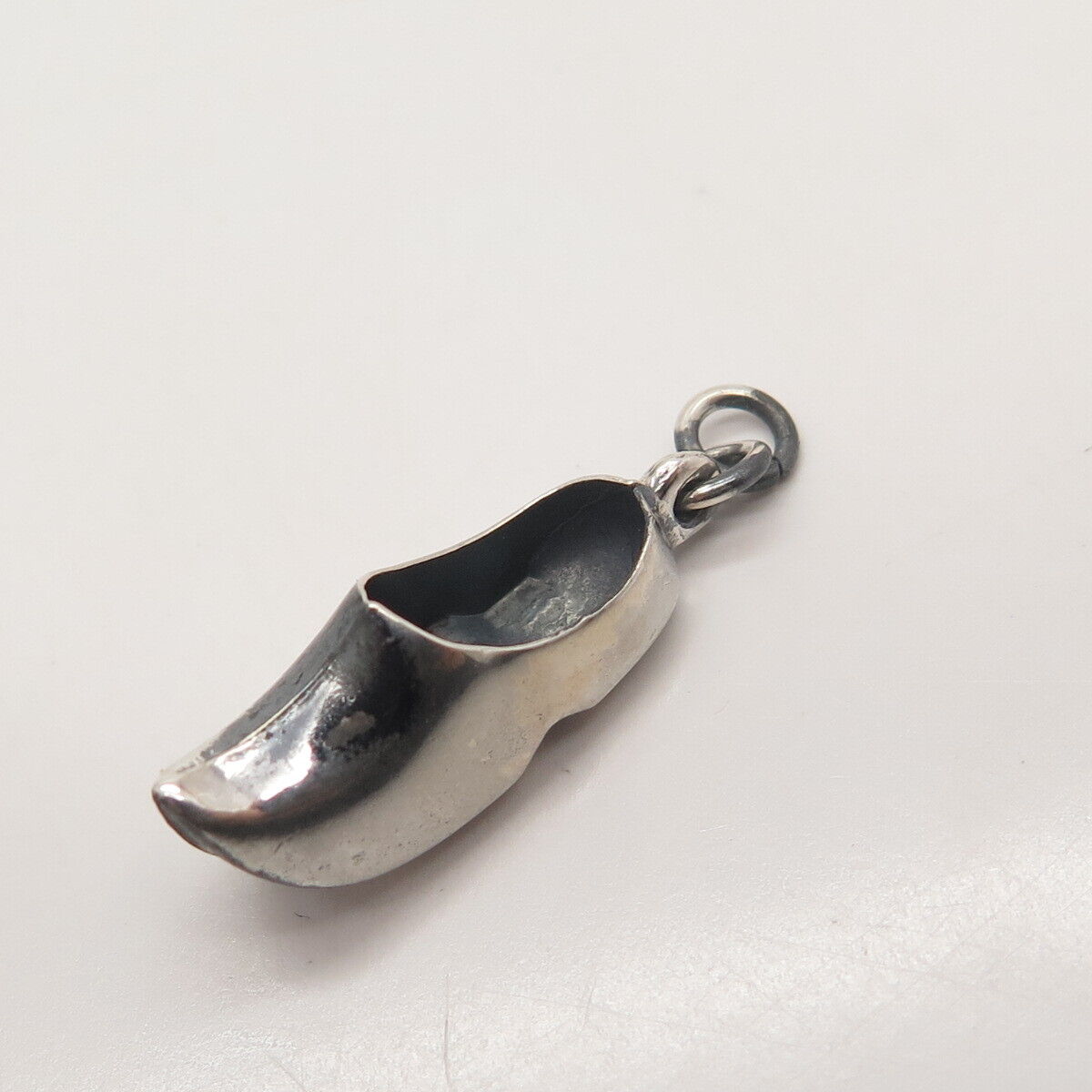 835 Silver Vintage Boot Shoe/Clog Charm Pendant