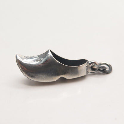 835 Silver Vintage Boot Shoe/Clog Charm Pendant