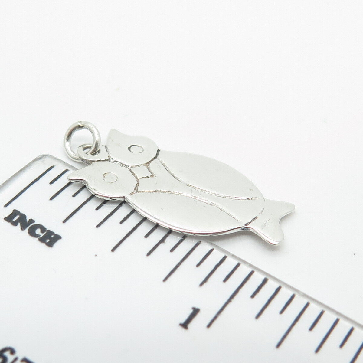 925 Sterling Silver Vintage Wise Owl Pendant