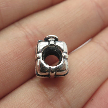 925 Sterling Silver Pandora Present Box Bead Charm