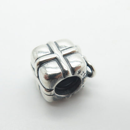 925 Sterling Silver Pandora Present Box Bead Charm